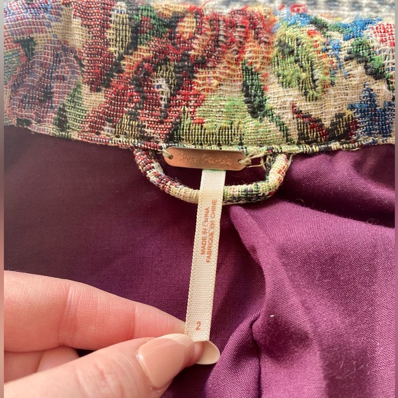 Free People Floral Tapestry Moto Jacket - Picture 5 of 9